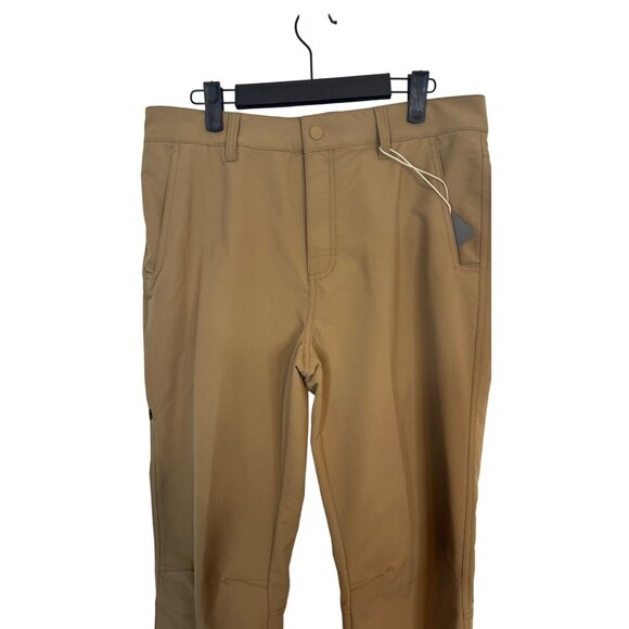 NWT Mens 32x32 Alpine Design Pants Nylon/Polyester/Spandex Khaki Stretch - Picture 3 of 16
